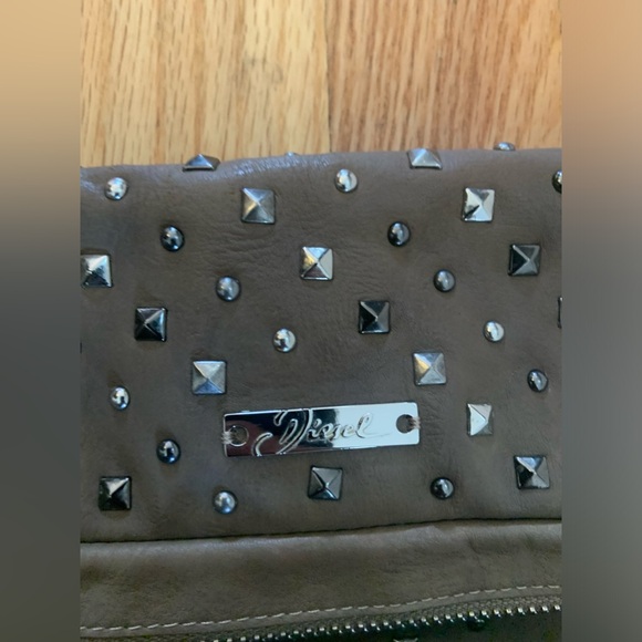 Diesel taupe studded clutch - Picture 2 of 3